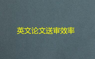 英文论文送审