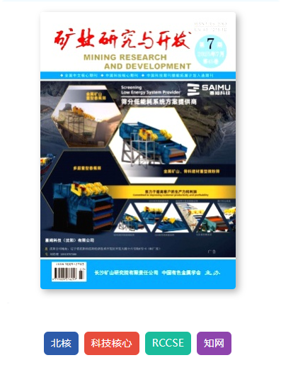 矿业研究与开发封面图