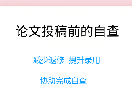 论文自查