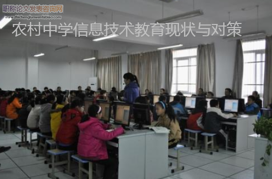 农村中学信息技术教育现状与对策