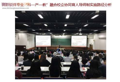 高职软件专业“科—产—教”融合校企协同育人导师制实施路径分析