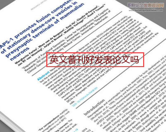 英文普刊好发表论文吗
